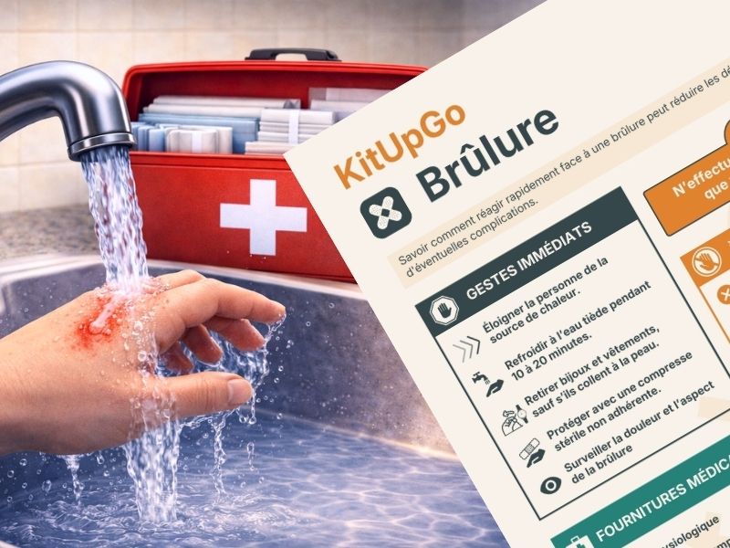 Que faire en cas de brûlure ?