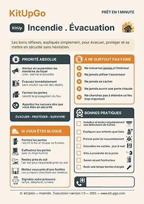 Incendie & évacuation