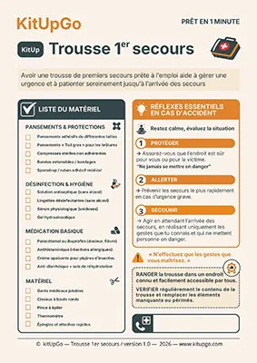 Trousse de premiers secours