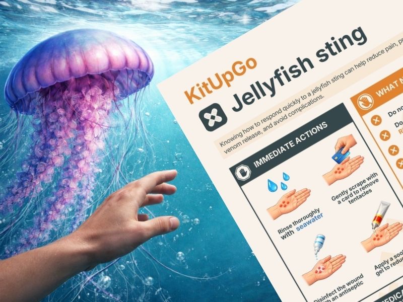 What to do in the event of a jellyfish sting