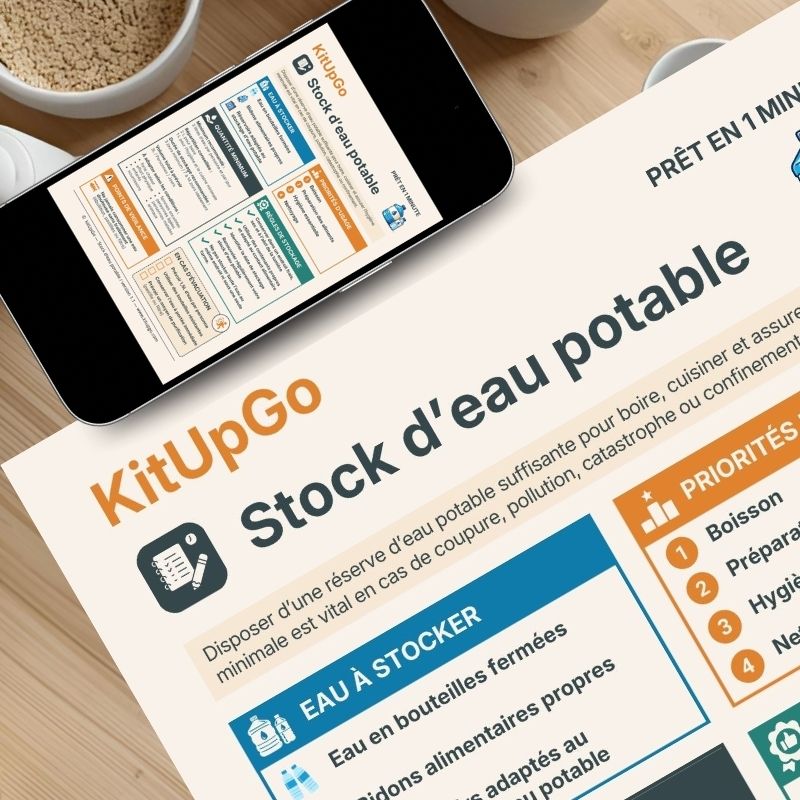 Stock d’eau potable : comment anticiper