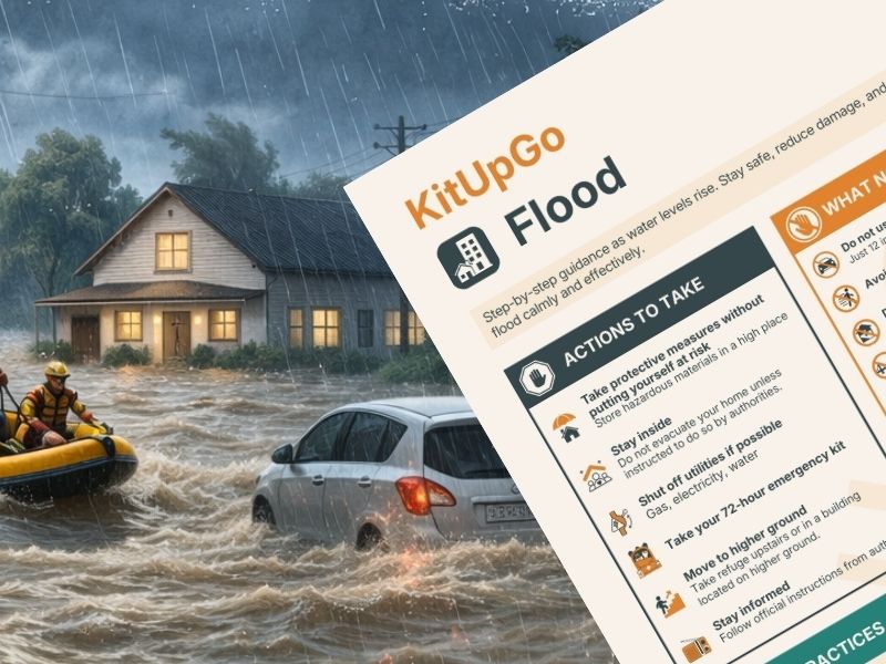 What to do in the event of a flood
