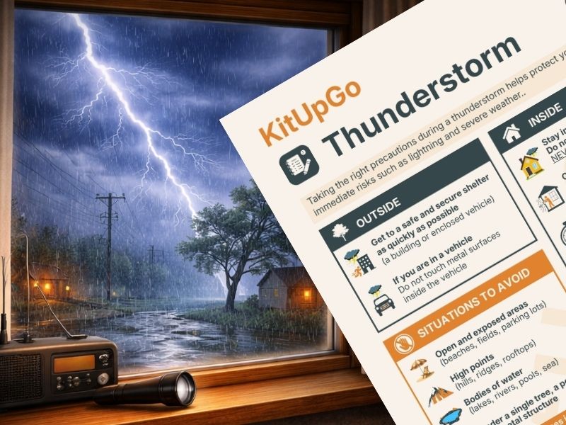 Que faire en cas d’orage